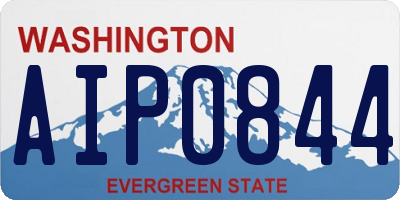 WA license plate AIP0844