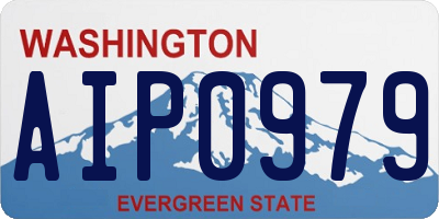 WA license plate AIP0979