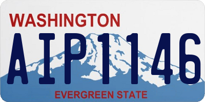 WA license plate AIP1146