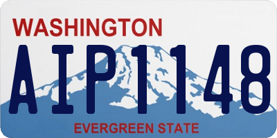 WA license plate AIP1148