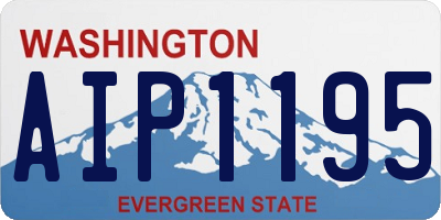 WA license plate AIP1195