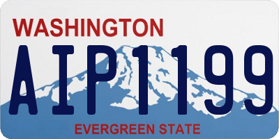 WA license plate AIP1199