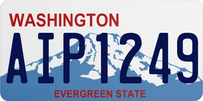 WA license plate AIP1249