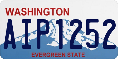 WA license plate AIP1252