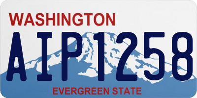WA license plate AIP1258