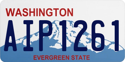 WA license plate AIP1261