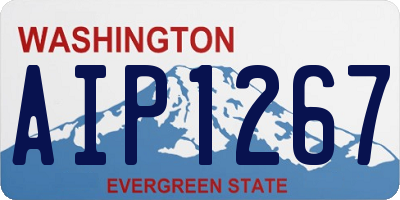 WA license plate AIP1267