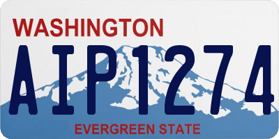 WA license plate AIP1274