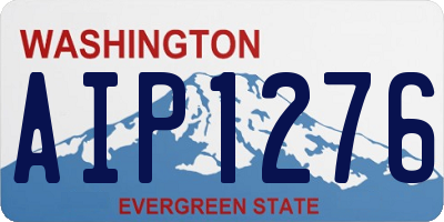 WA license plate AIP1276