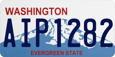 WA license plate AIP1282