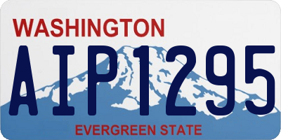 WA license plate AIP1295