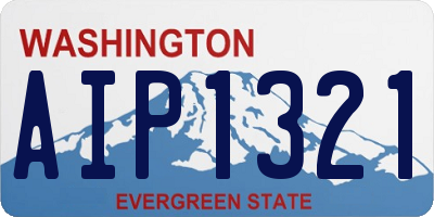 WA license plate AIP1321