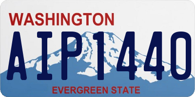 WA license plate AIP1440