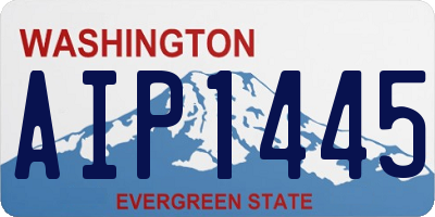 WA license plate AIP1445