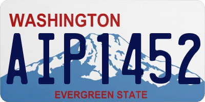 WA license plate AIP1452