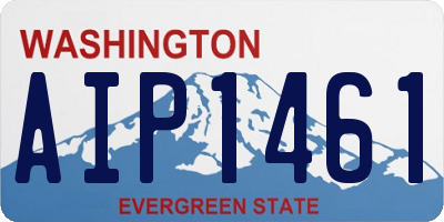 WA license plate AIP1461