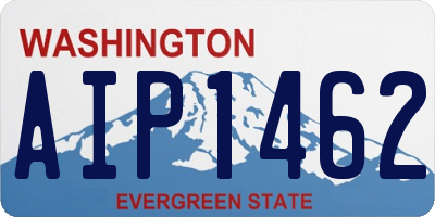WA license plate AIP1462