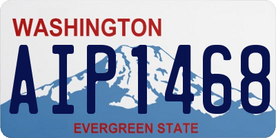 WA license plate AIP1468