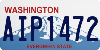 WA license plate AIP1472