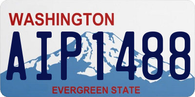 WA license plate AIP1488