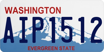 WA license plate AIP1512
