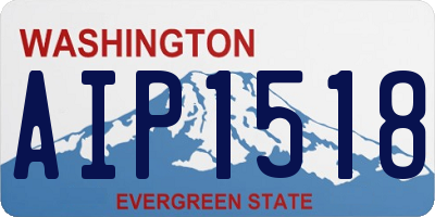WA license plate AIP1518