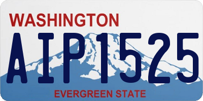 WA license plate AIP1525