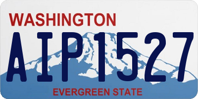 WA license plate AIP1527