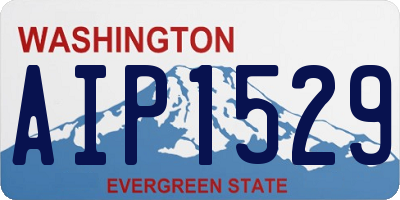 WA license plate AIP1529