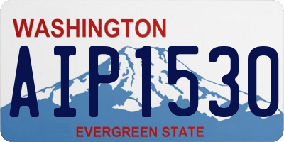 WA license plate AIP1530