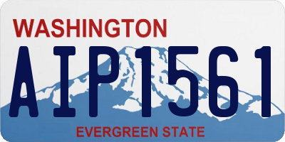 WA license plate AIP1561