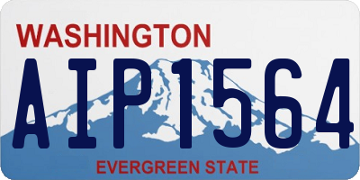 WA license plate AIP1564