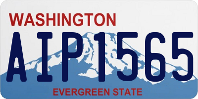 WA license plate AIP1565