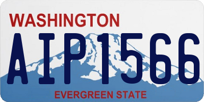 WA license plate AIP1566