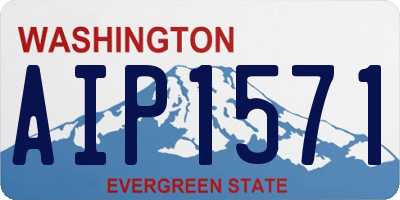 WA license plate AIP1571