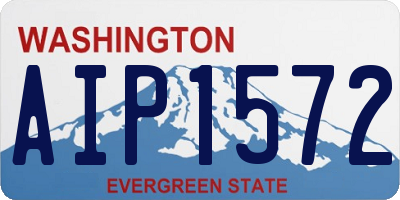 WA license plate AIP1572