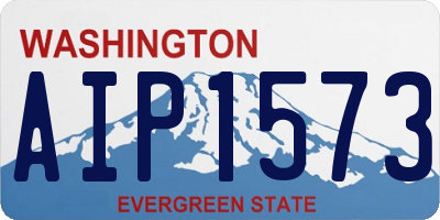 WA license plate AIP1573