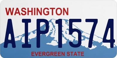 WA license plate AIP1574