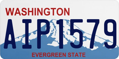 WA license plate AIP1579