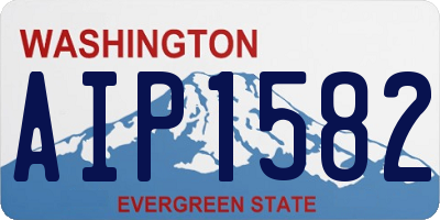 WA license plate AIP1582