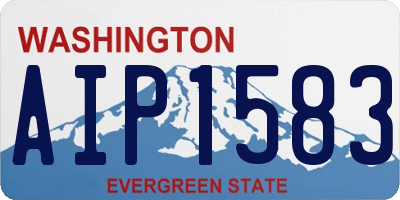WA license plate AIP1583