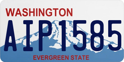 WA license plate AIP1585