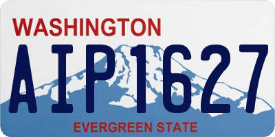 WA license plate AIP1627