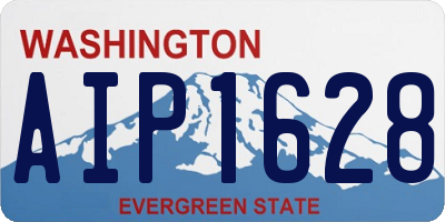 WA license plate AIP1628