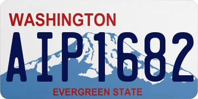 WA license plate AIP1682