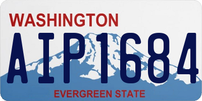 WA license plate AIP1684