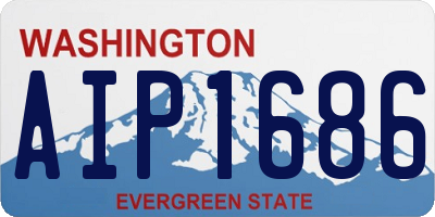 WA license plate AIP1686