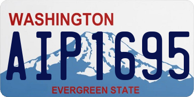 WA license plate AIP1695