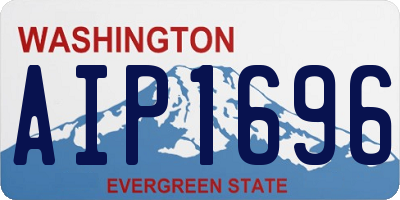WA license plate AIP1696