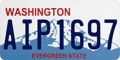 WA license plate AIP1697